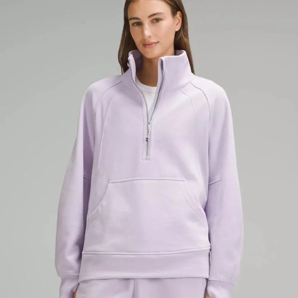 Lululemon Scuba Oversized Funnel-Neck Half Zip Long - Picture 1 of 5